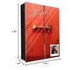 Decorative Key Storage Cabinet with Glass White Board K10A: Antique Latch with no Entry view 3