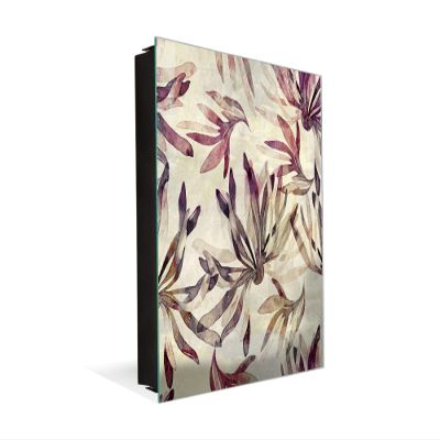 Decorative Key Storage Cabinet with Glass White Board K10A: Abstract Greeting Card
