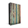 Decorative Key Storage Cabinet with Glass White Board K10A: Wood Material view 1