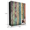 Decorative Key Storage Cabinet with Glass White Board K10A: Wood Material view 3