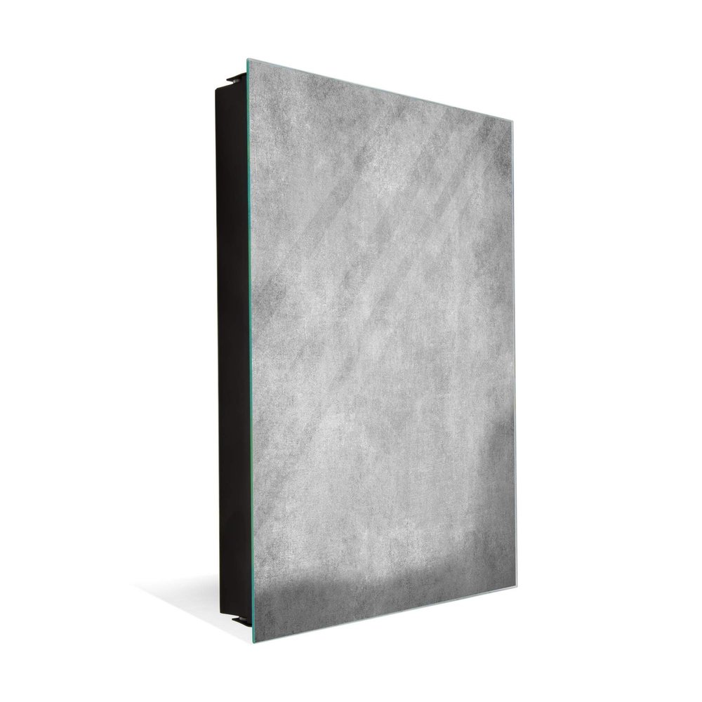Decorative Key Storage Cabinet with Glass White Board K10A: Grunge Background