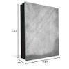 Decorative Key Storage Cabinet with Glass White Board K10A: Grunge Background view 3