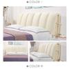 ERHANG Reading Pillows Headboard Cover Protector Bedside Dust-Proof Cover Solid Wood Hard Bed Thicken Anti-Collision All-Inclusive Bed Backrest Cushion,B-12060cm view 2