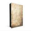 Decorative Key Storage Cabinet with Glass White Board K10A: Grunge Abstract view 1