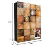 Decorative Key Storage Cabinet with Glass White Board K10A: Collection of Wood view 3
