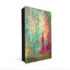 Decorative Key Storage Cabinet with Glass White Board K10A: Space for Text view 1