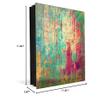 Decorative Key Storage Cabinet with Glass White Board K10A: Space for Text view 3