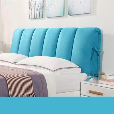 ERHANG Bed Backrest Cushion Reading Pillows Headboard Cover Protector Bedside Dust-Proof Cover Solid Wood Hard Bed Thicken Anti-Collision All-Inclusive,G-15060cm
