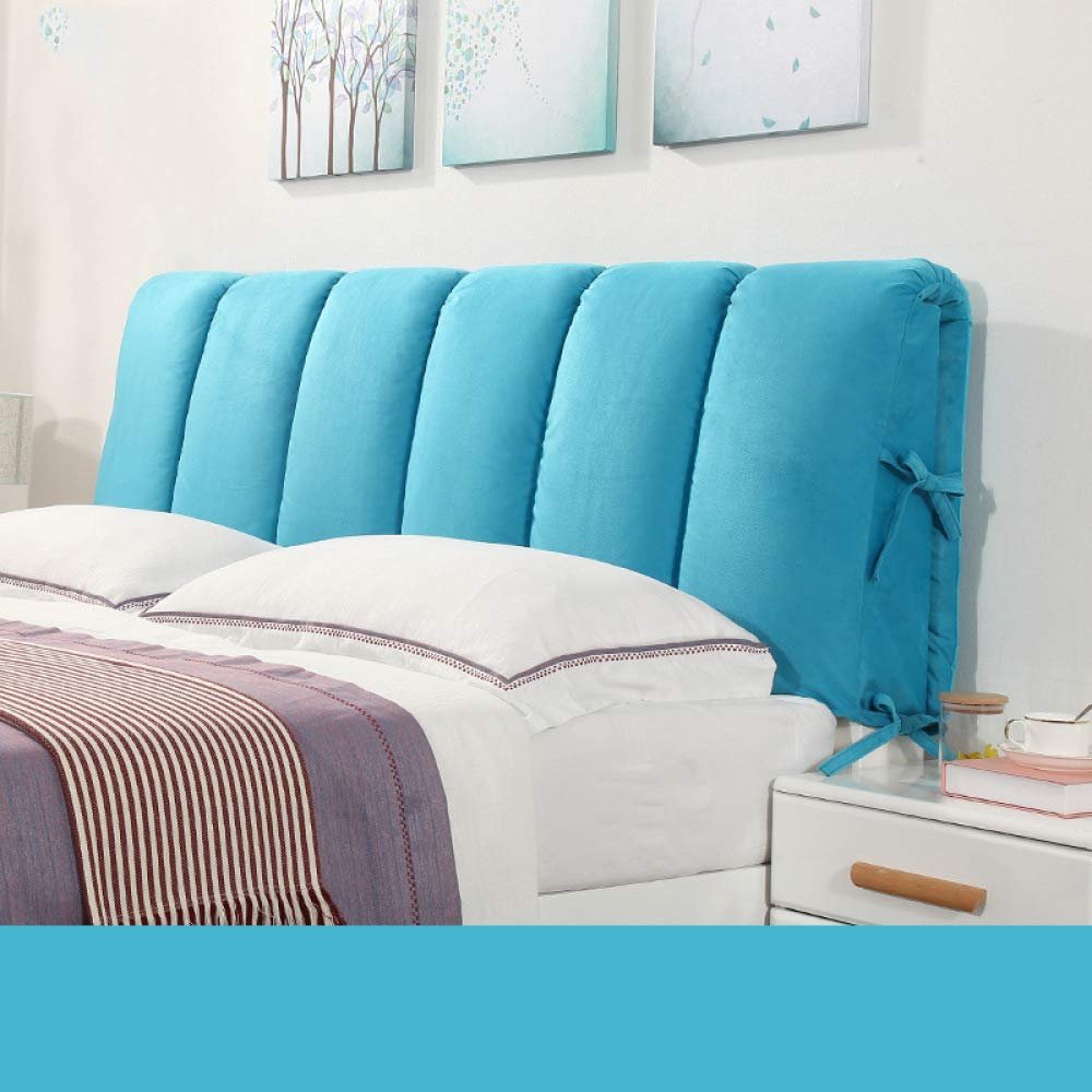 ERHANG Bed Backrest Cushion Reading Pillows Headboard Cover Protector Bedside Dust-Proof Cover Solid Wood Hard Bed Thicken Anti-Collision All-Inclusive,G-15060cm