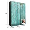 Decorative Key Storage Cabinet with Glass White Board K10A: Shabby Wood view 3
