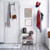 Decorative Key Storage Cabinet with Glass White Board K10A: Linoleum Background view 2