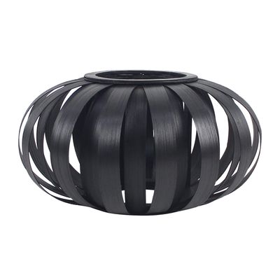 A&B Home Bamboo Lantern Black/Contemporary