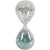 A&B Home Peleus 30-Minute Silvered Hourglass, Jade Sand Contemporary/Clear view 1