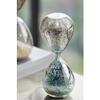 A&B Home Peleus 30-Minute Silvered Hourglass, Jade Sand Contemporary/Clear view 3