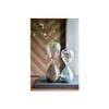 A&B Home Peleus 30-Minute Silvered Hourglass, Jade Sand Contemporary/Clear view 4