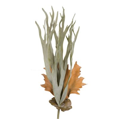 A&B Home Faux Mature Reindeer Grass Stem in Dark Green Green/Botanical