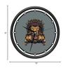 SignMission Lion Dreadlocks Design Wall Clock | Precision Quartz Movement | Dcor for School Class Office Bedroom Decoration view 2
