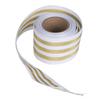 A&B Home 2" Gold Stripe Ribbon Gold/Contemporary view 1