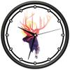 Burning Sun Design Wall Clock | Precision Quartz Movement | Dcor for School Class Office Bedroom Decoration view 1