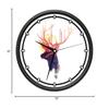Burning Sun Design Wall Clock | Precision Quartz Movement | Dcor for School Class Office Bedroom Decoration view 2
