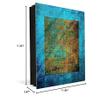 Decorative Key Storage Cabinet with Glass White Board K10A: Grunge Designs view 3