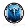 Blue Eagle Design Wall Clock | Precision Quartz Movement | Dcor for School Class Office Bedroom Decoration view 2