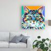Trademark Fine Art Dramatic Cats I by Carolee Vitaletti, 18x18 view 3