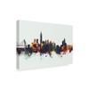 Trademark Fine Art Taipei Taiwan Skyline IV by Michael Tompsett, 16x24 view 2