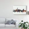 Trademark Fine Art Taipei Taiwan Skyline IV by Michael Tompsett, 16x24 view 3