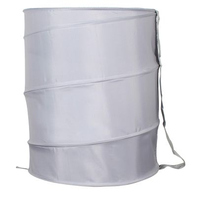 American Dream Home Goods Laundry Basket 18"x30" - Pop Up Hamper - Collapsible, Foldable Laundry Bag in Grey