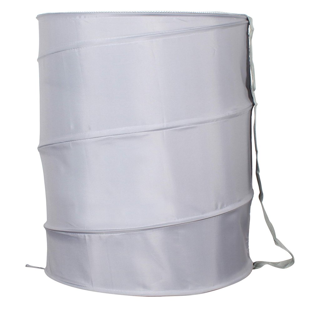 American Dream Home Goods Laundry Basket 18"x30" - Pop Up Hamper - Collapsible, Foldable Laundry Bag in Grey