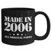 12th Birthday Gifts for Him - Made in 2006 - Happy 12 Year Old Coffee Mug Bday Idea - Unique Present from Mom Dad to Son Boys Boyfriend Nephew Brother view 2