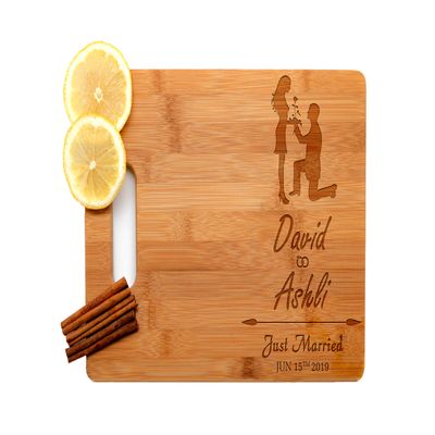 Krezy Case Wooden Engraved Cutting Board Home dcor wedding favors wedding gifts for the couple
