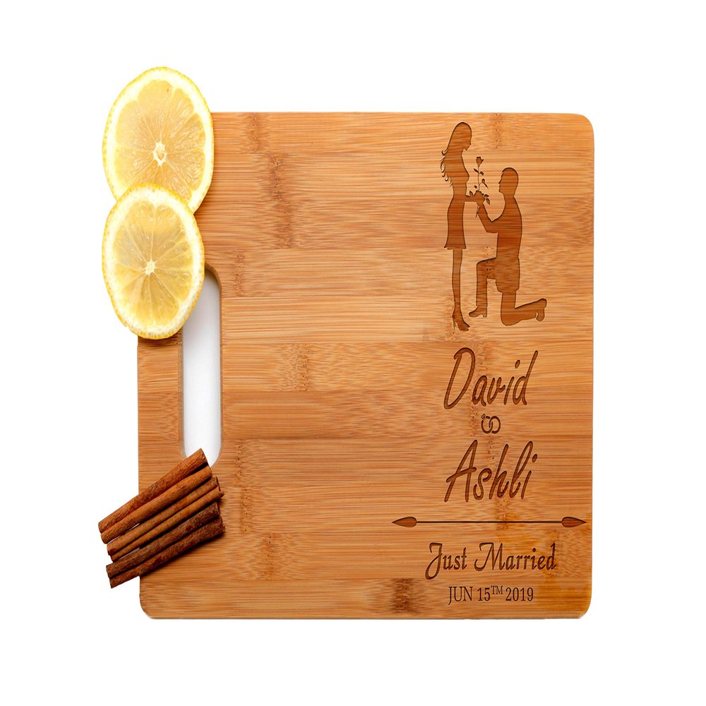Krezy Case Wooden Engraved Cutting Board Home dcor wedding favors wedding gifts for the couple