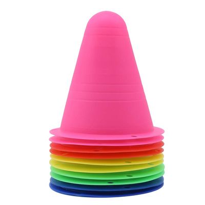 Meolin 10Pcs Colorful Skate Marker Cones Roller Football Skateboard Training Equipment Marking Cup Training Marker,Color Mixing