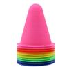 Meolin 10Pcs Colorful Skate Marker Cones Roller Football Skateboard Training Equipment Marking Cup Training Marker,Color Mixing view 1