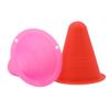 Meolin 10Pcs Colorful Skate Marker Cones Roller Football Skateboard Training Equipment Marking Cup Training Marker,Color Mixing view 3