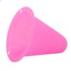 Meolin 10Pcs Colorful Skate Marker Cones Roller Football Skateboard Training Equipment Marking Cup Training Marker,Pink view 3