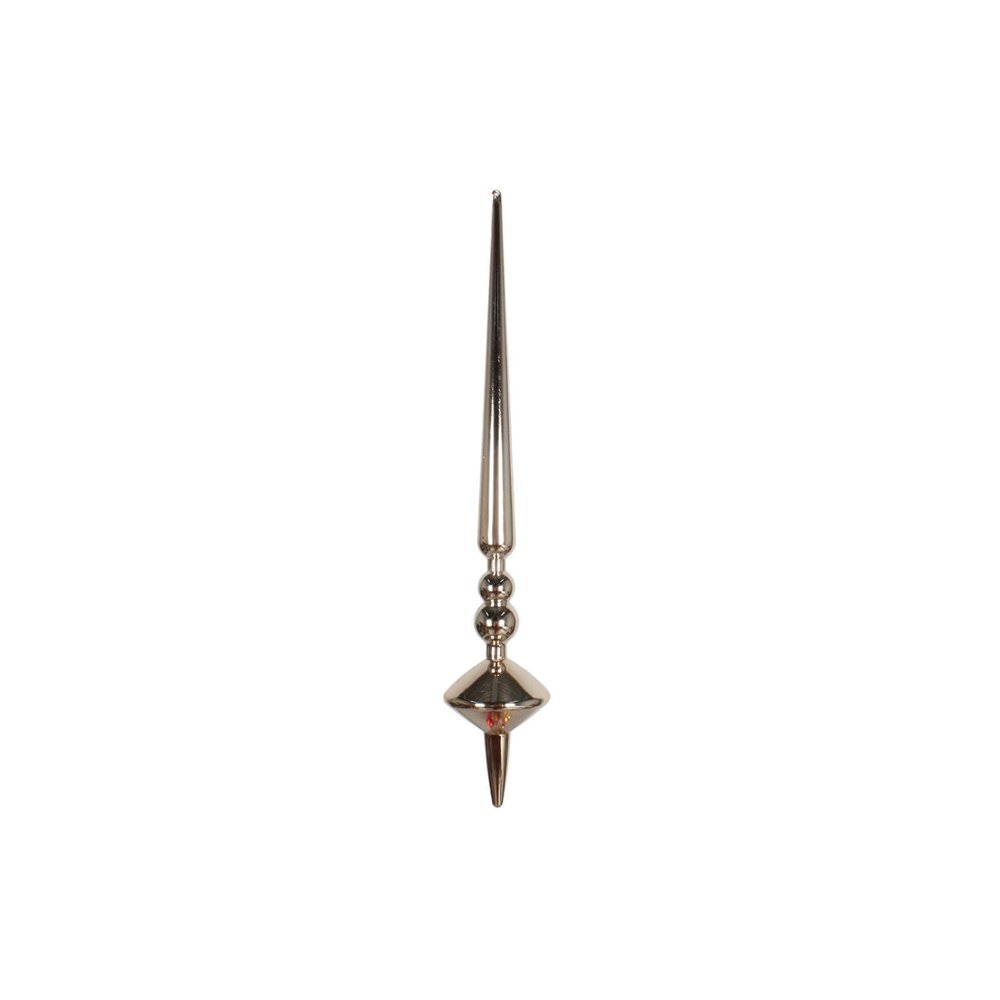 18" Cafe Latte Shiny Cupola Finial 2/Bag