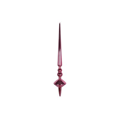 18" Mauve Shiny Cupola Finial 2/Bag