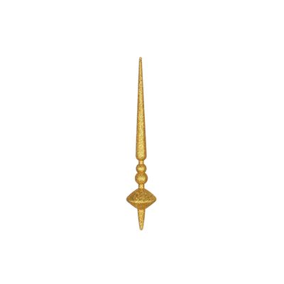 18" Antique Gold Glitter Cupola Finial 2