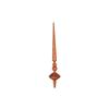 18" Copper Glitter Cupola Finial 2/Bag view 1