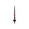 18" Wine Shiny Cupola Finial 2/Bag view 1