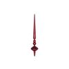 18" Wine Glitter Cupola Finial 2/Bag view 1