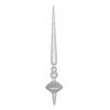18" Silver Glitter Cupola Finial 2/Bag view 1