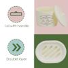 7-Piece Paris Bathroom Set (Beige), By Home Basics | Made From Plastic | Includes Tumbler, Toothbrush Holder, Soap Dish, Lotion Dispenser, Cotton Ball Holder, Toilet Brush Holder, and Wastebasket view 3