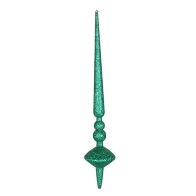 18" Seafoam Green Glitter Cupola Finial