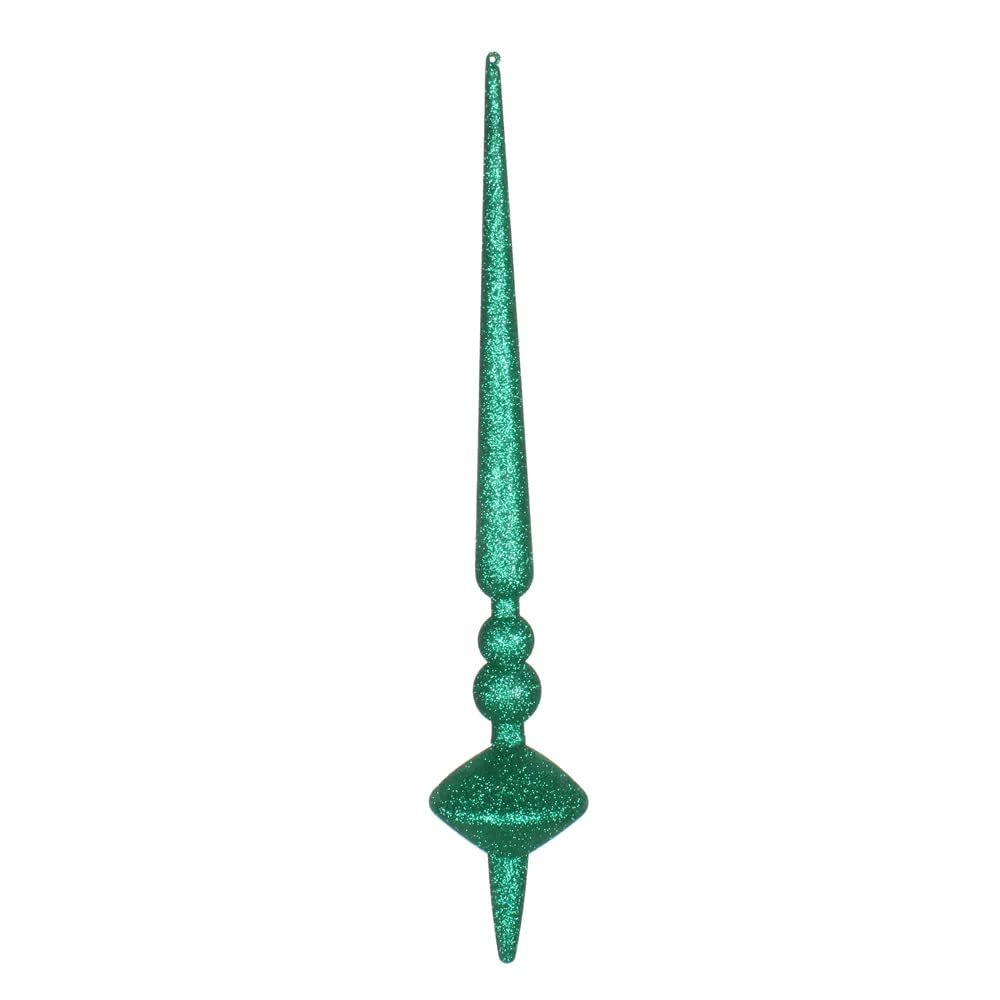18" Seafoam Green Glitter Cupola Finial