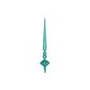 18" Teal Glitter Cupola Finial 2/Bag view 1