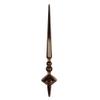 18" Mocha Shiny Cupola Finial 2/Bag view 1